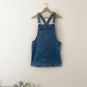 [Forever 21] Women's Adjustable Denim Jumper 90s Preppy